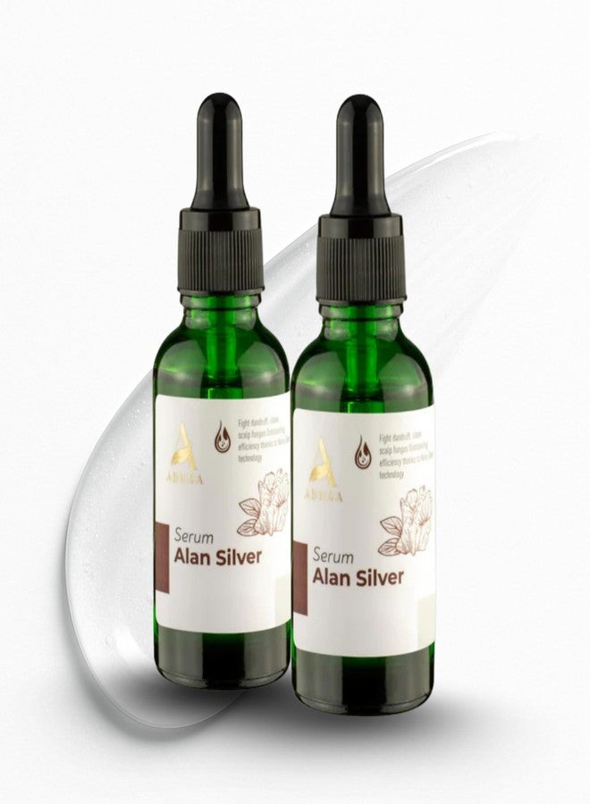 ABERA Alan Silver Serum – Botanical Hydrating Serum for Dry & Sensitive Skin – Nourishes & Moisturizes with Black Ginger, Cedar Oil & Neem – Lightweight Formula for All Skin Types (2 Boxes) - Image 1